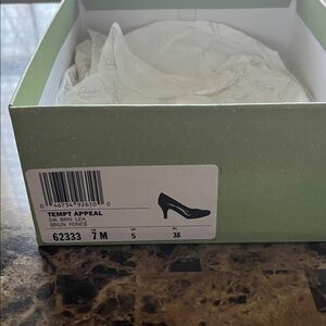 Clarks Dark Brown Tempt Appeal Heels